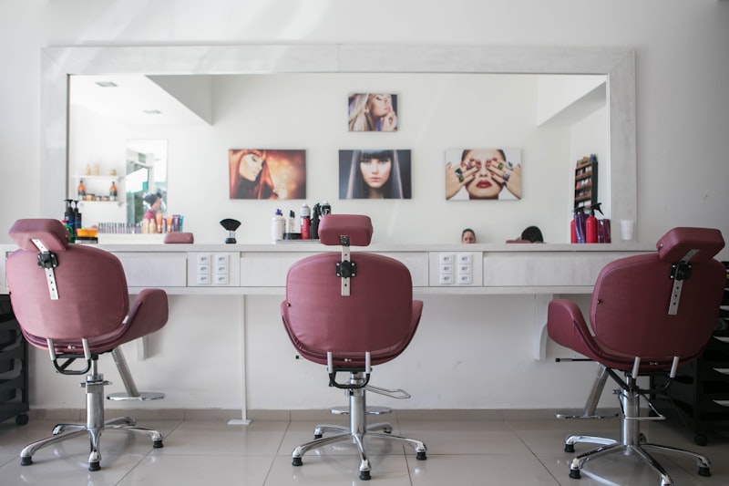 Modern salon interior